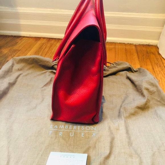 Lambertson Truex Red Boxcar Tote - Picture 3 of 8